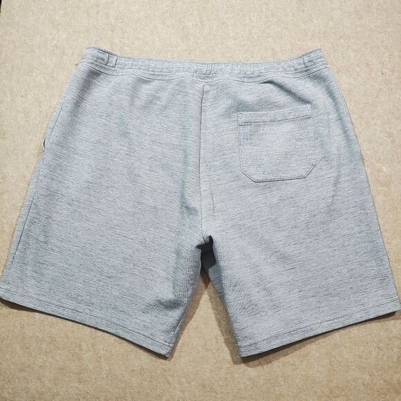 Polo by Ralph Lauren Mens Gray Fleece Drawstring Pull On Shorts #2 - Picture 2 of 6